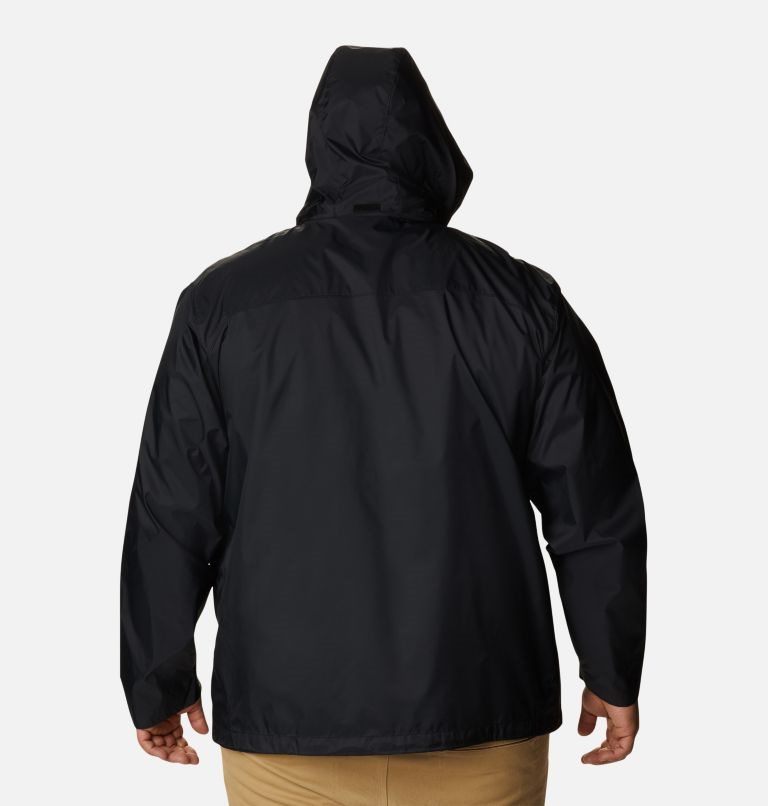 Men's Columbia Glennaker Lake Rain Jackets Black | Plus Size CA-K304A